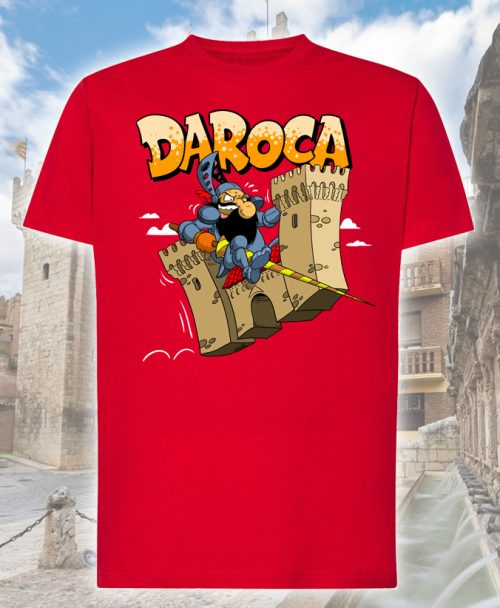 Camiseta Puerta Baja Daroca, fotografía original de Moratha